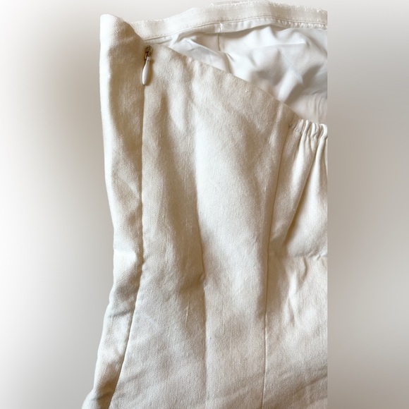 BOA. STRAPLESS LINEN A LINE BODICE - Picture 5 of 9